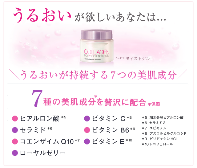 ワンステップで透明肌へと導く4つの成分